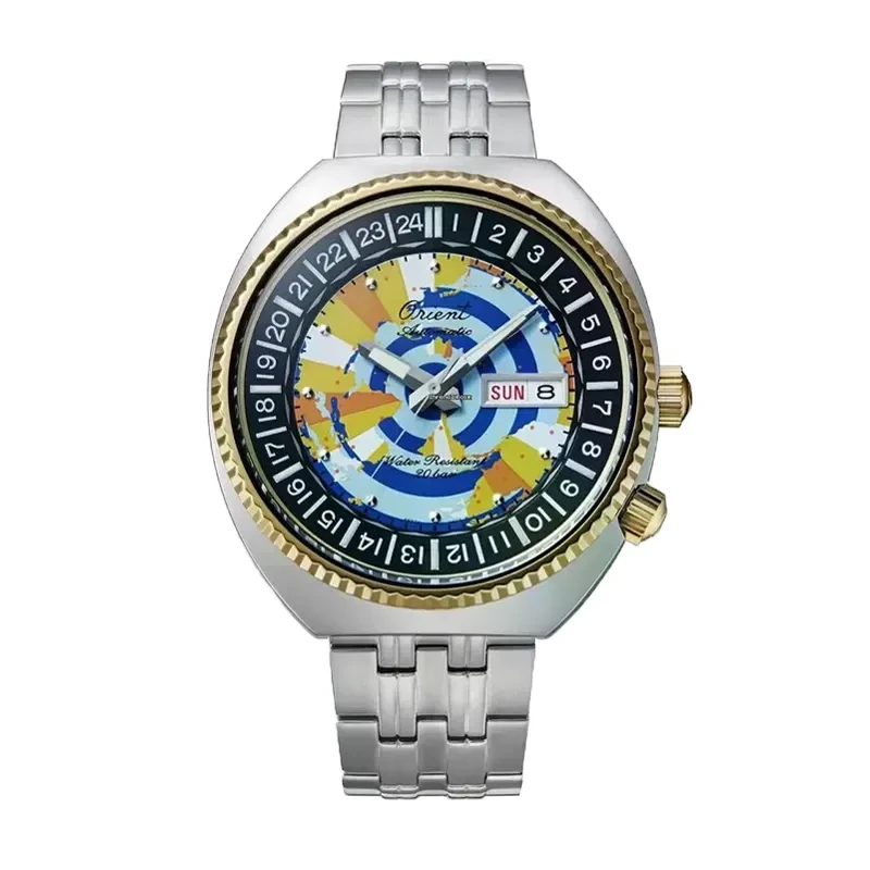 Orient Revival 75th Anniversary Multi-Color Dial Men's Watch- RA-AA0E08Y